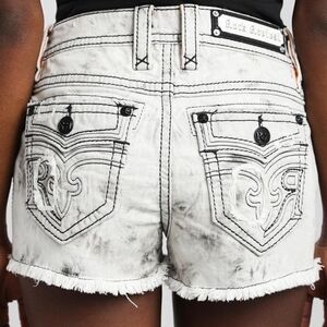 🤘NeW🎸 ROCK REVIVAL CLEORA MID-RISE MH200 SHORTS 30
